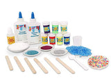 Homemade DIY Slime Kit 30 Pieces - Slime for Kids, Girls & Boys with Ingredients & Supplies for Over 10 Recipes – Make Slime at home, How to Make Slime Glow in the Dark, Glitter Slime, Crunchy Slime