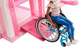 Barbie Fashionistas Doll, Brunette with Rolling Wheelchair and Ramp, for 3 to 8 Year Olds