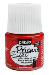 Pebeo Fantasy Prisme Paint 45ml, English Red