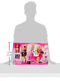 Barbie Advent Calendar: Blonde Barbie Doll, Child-Sized Ring, 5 Doll Fashions, 10 Accessories and 8 Storytelling Pieces Including 2 Pets, Holiday Gift for 3 to 7 Year Olds