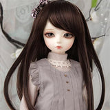 NINA NUGROHO Lovely Straight Doll Hair 1/3 1/4 1/6 1/8 BJD Wigs Doll Accessories Resin Doll Collection Doll Wigs Show Real Doll Styling Dress Up Dollhouse DIY Mini Cute Accessories