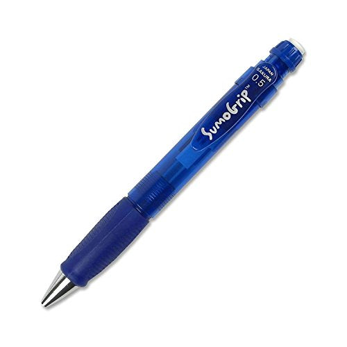 Sakura 50282 Sumo-Grip 0.5-mm Pencil with Eraser, Clear Blue, Sold individually