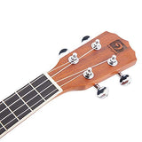 Vangoa Banjo Uke, 4 String Banjolele Concert 23 Inch Sapele Banjo Ukulele with Beginner Kit