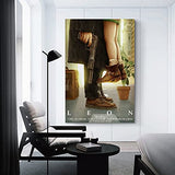 Vipant Movie Leon The Professional Poster Classic Movie Posters Canvas Art Poster Picture Print Posters for Room Aesthetic Modern Decor Posters 12x18inch(30x45cm)