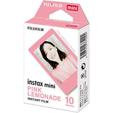 Fujifilm Instax Mini Pink Lemonade Film - 10 Exposures + Fujifilm Instax Mini Sky Blue Film - 10 Exposures