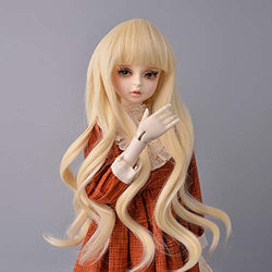 Doll Wig for 1/3 BJD Doll Wig Girls Gift Temperature Synthetic Fiber Long Straight Synthetic Hair