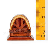 Odoria 1:12 Miniature Vintage Antique Radio Dollhouse Decoration Accessories