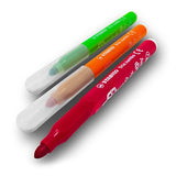 Stabilo Trio Jumbo - Childrens Colored Fibre Tip Pens - Pack of 12