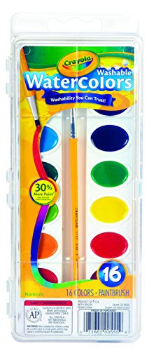 Crayola 16 Ct Washable Watercolors