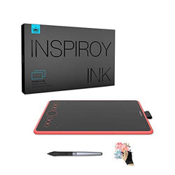 Huion Inspiroy Ink H320M Graphics Drawing Tablet 10 x 6 Inch Dual-Purpose LCD Writing Tablet, 11 Press Keys and Tilt Function, 8192 Battery-Free Pen, Android Supported, Sleeve Bag Included