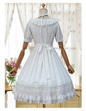 Smiling Angel Girls White Sweet Lolita Dress Princess Court Skirts Cosplay Costumes, Medium