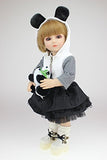 BJD Ball Jointed Doll High Vinyl Girl Toy 18in. 45cm Panda