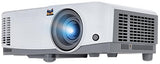 ViewSonic 3800 Lumens SVGA High Brightness Projector for Home and Office with HDMI Vertical Keystone (PA503S) White/gray