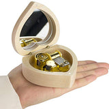 Sidiou Group Creative Classical Music Box Mechanical Lovely Music Box Romantic Music Box Retro Music Box (Heart-Shaped)