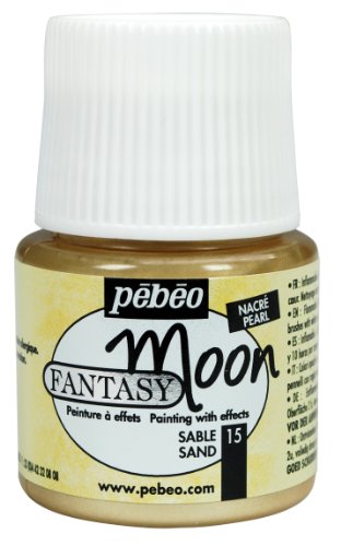 Pebeo 167015CAN Fantasy Moon Paint 45ml, Sand