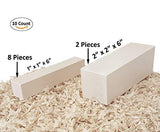 Best Value Premium Basswood Carving/Whittling Large Beginners KIT. 25% More Wood Than Other Large Kits! Suitable for Kids or Adults, Beginner to Expert. Unfinished Kiln Dried Whittling Blocks.