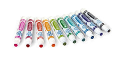 Crayola Ultra-Clean; Stamper Markers; Art Tools; 10 ct. Markers; Bright, Bold Washable Colors;