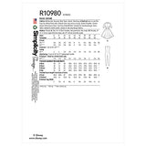 Simplicity UR10980R5 Disney's Cruella Misses' Unitard and Coat Costume Sewing Pattern for Cosplay and Halloween, Design Code R10980, Sizes 14-22, 100% Paper