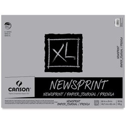 Canson C702-274 Biggie 14 x 17 Newsprint 100-Sheet Pad