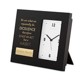 Things Remembered Personalized Excellence Motivational Clock with Engraving Included