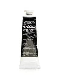 Winsor & Newton Artisan Water Mixable Oil Colours ivory black 37 ml 331 [PACK OF 3 ]