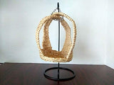 Wicker Hanging Chair With Stand for Lati Yellow Pukifee 1:8 scale dolls. Handmade