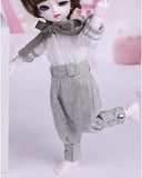 BJD Dolls Clothes Men's Gray Suit +Hat for 1/6 1/4 1/3 BJD Dolls,1/4