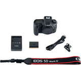 Canon EOS 5D Mark IV Digital SLR Camera Bundle (Body Only) + Prime Accessory Bundle (20 Items)