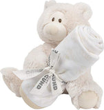 Baby GUND Philbin Teddy Bear Plush with Blanket Gift Set Gender Neutral, Grey