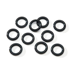 Bulk Buy: Darice DIY Crafts Chain Maille Silicone O Rings Black 15mm (4-Pack) BG1084