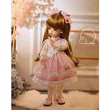 Y&D BJD Doll 1/6 BJD Fashion Dolls 11.8 inch 30cm Ball Jointed Doll 100% Handmade DIY Toys with Full Set Clothes Shoes Wig Makeup Accessories, Best Gift for Girls