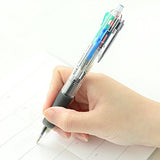 M&G Extra Fine & Micro Point Click Retractable Roller Ball Pens,0.7mm,4-color gel ballpoint pen
