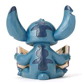 Disney Traditions by Jim Shore “Lilo and Stitch” Stitch with a Storybook Stone Resin Figurine, 5.75”