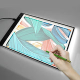 Santek A4 Tracing LED Copy Board Light Box, Ultra-Thin Adjustable USB C Power Artcraft Light Pad for Drawing, Sketching, Animation, Stenciling