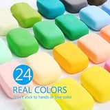 Sago Brothers Modeling Clay Air Dry Ultra Light Molding Magic Clay 24 Colors, Best Kids Gifts Ever