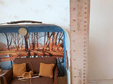 Dollhouse Suitcase in 1:12 scale. Knitting Lovers Diorama, Granny House Travel