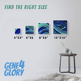 GENE4GLORY Painting Canvas Panel Multi Pack, 4x4", 6x6", 8x8", 10x10", 40 Pack, Canvas Boards for Kids Adults Painting