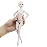 EVA BJD Naked Doll 1/6 SD Doll 11 inch Ball Jointed Dolls BJD Doll + Basic Makeup for DIY Dolls