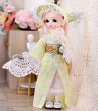 Yunle BJD Dolls 1/6, 12 Inch Little Angel Series Doll, 28 Ball Jointed Doll DIY Toys with Full Set Clothes Shoes Wig Makeup, Gift for Girls Birthday Gift (Daisy)