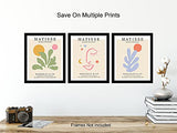 Matisse Poster Wall Art & Decor Set - 8x10 Matisse Print - Aesthetic Pictures - Abstract Art - Minimalist Wall Art - Gallery Wall Art - Mid Century Modern Wall Decor - Museum Poster - Henri Matisse