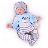 Kaydora Sleeping Reborn Baby Dolls, 22 Inch Newborn Baby Boy Doll, Realistic Weighted Baby Reborn Toddler