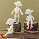 LoveinDIY 1/12 Scale Movable Nude Body Parts 13 Joints for OB11 Dolls DIY Making