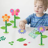 Coola Spring Craft Kit for Kids - Art and Craft DIY Early Educational Toys Suitable for Girls & Boys Pack 6 Include 2Flowers Snail Birdie Butterfly Ladybug Best Gift for Kids Age 3,4,5,6,7,8,9