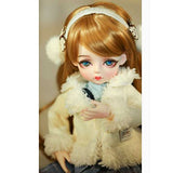 Y&D 1/6 BJD Doll Fairy Girl 30cm 11.8 Inch Ball Jointed Doll Resin Toys with Full Set Clothes Socks Shoes Wig Makeup Accessory for Kids Surprise Gifts for Girls