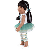 Adora Friends Jasmine 18" Girl Vinyl Huggable Fashion Play Doll with Open/Close Eyes for Children 6+ Toy Vinyl Toy Gift