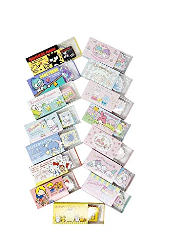 SANRIO Characters Wonderful 12-pc Stationery and Accessory Assorted Set  Bundle Fusion Kawaii Exclusive Offer