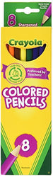 CRAYOLA LLC CRAYOLA COLORED PENCILS 8 CT ASST (Set of 24)