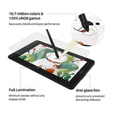 2021 HUION KAMVAS 12 Drawing Tablets with Screen USB-C to USB-C Connection Android Supported 11.6 inch Pen Display Full-Laminated AG Monitor 120% sRGB Tilt 8192 Levels Pressure - Stand Included