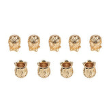 NBEADS 20PCS Brass Flower Cup Shaped Bead Caps/Cones Beads End Caps for Jewelry Making - Real