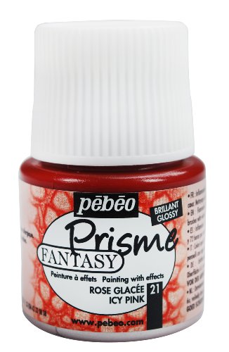 Pebeo 166021CAN Fantasy Prisme Paint 45ml, Icy Pink